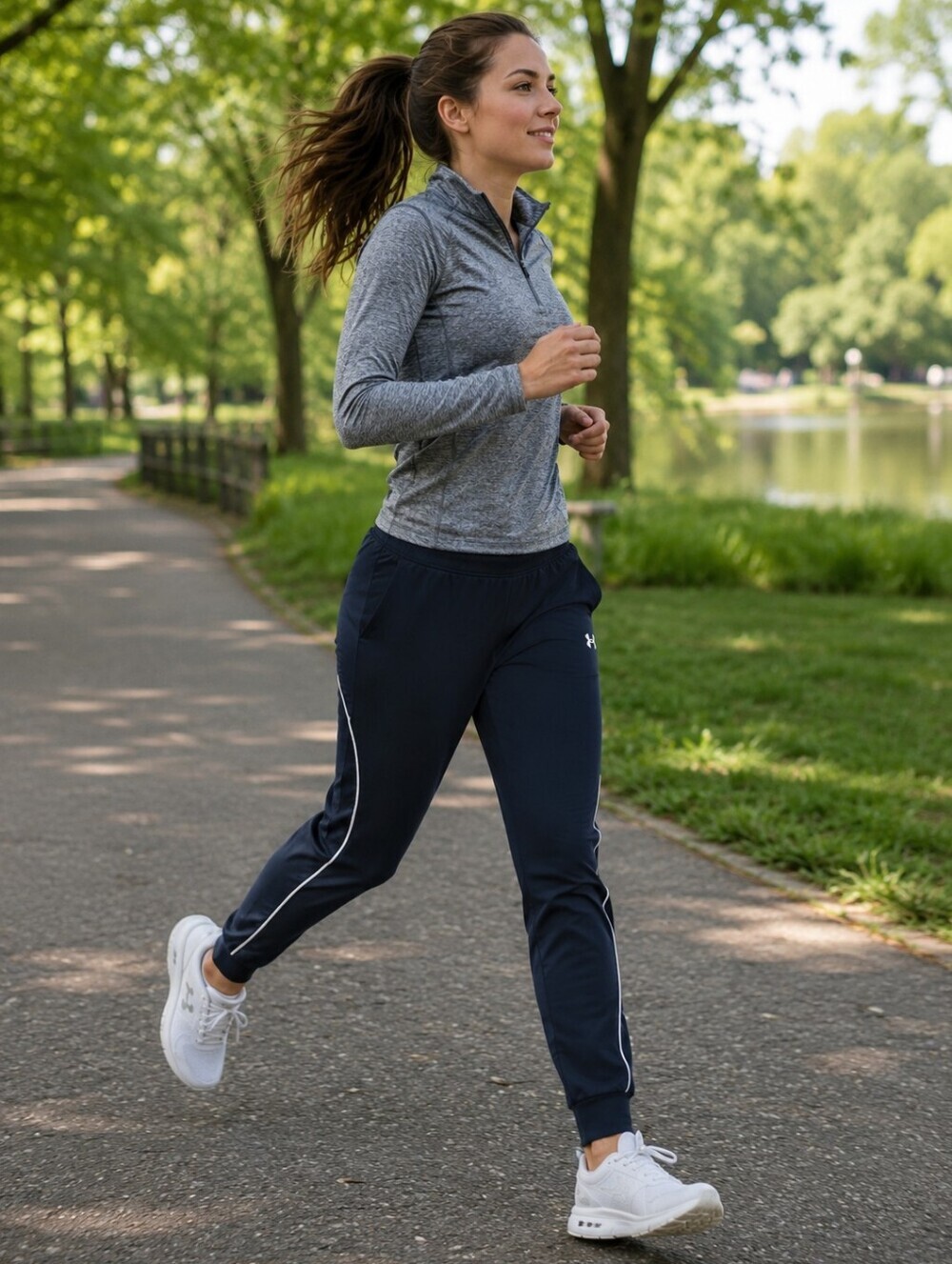 Under Armour Women’s Performance Joggers Navy Blue Athletic Lounge Pants